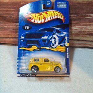 VTG Hot Wheels 2001 Yellow Anglia Panel Die-Cast Car Edition 097  Collectible